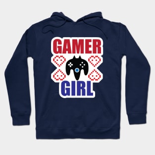 Gamer Girl Design for Gamers and Gaming Lovers Hoodie